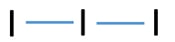 skeletal of I3- ion